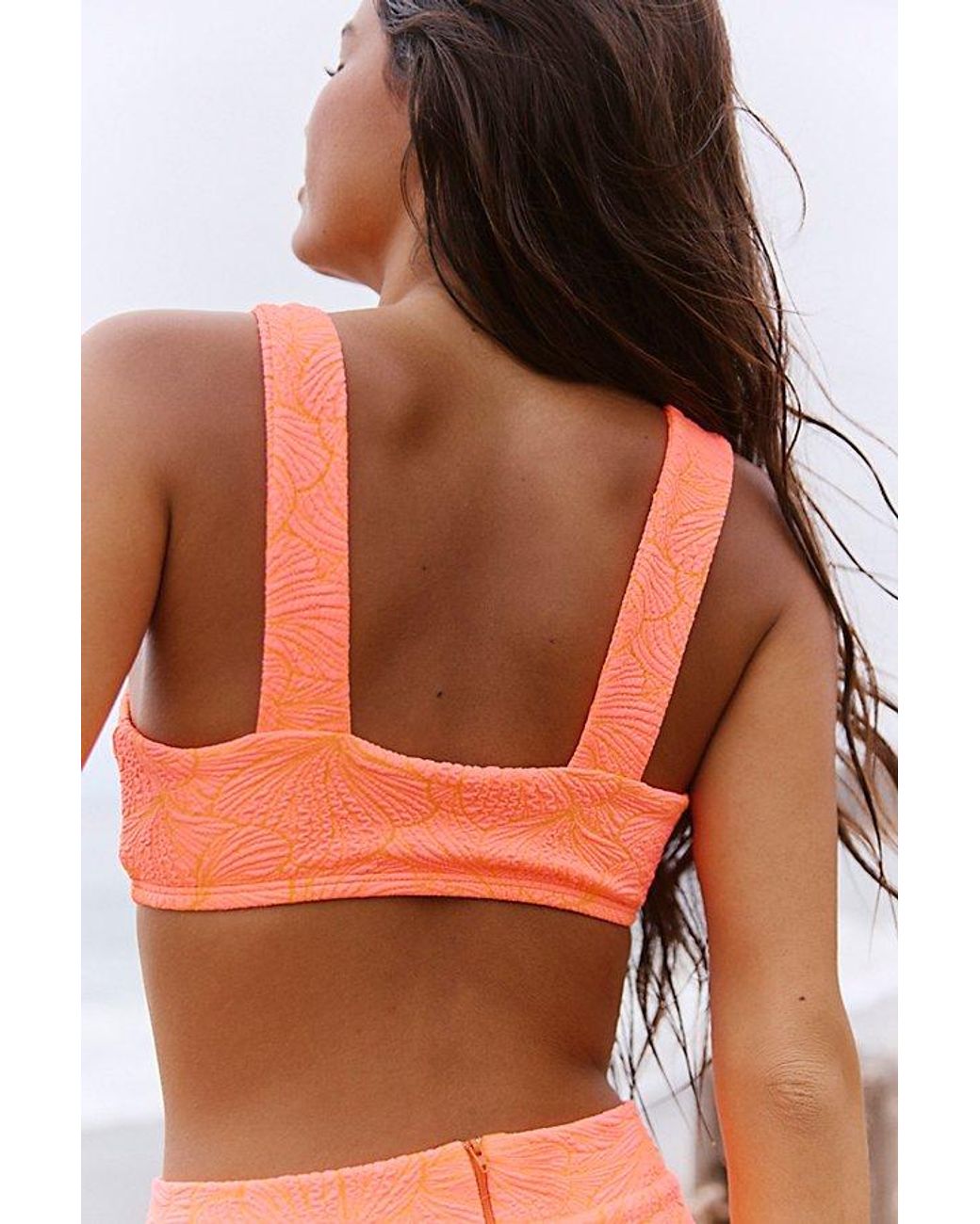 Seea Orange Georgia Surf Top
