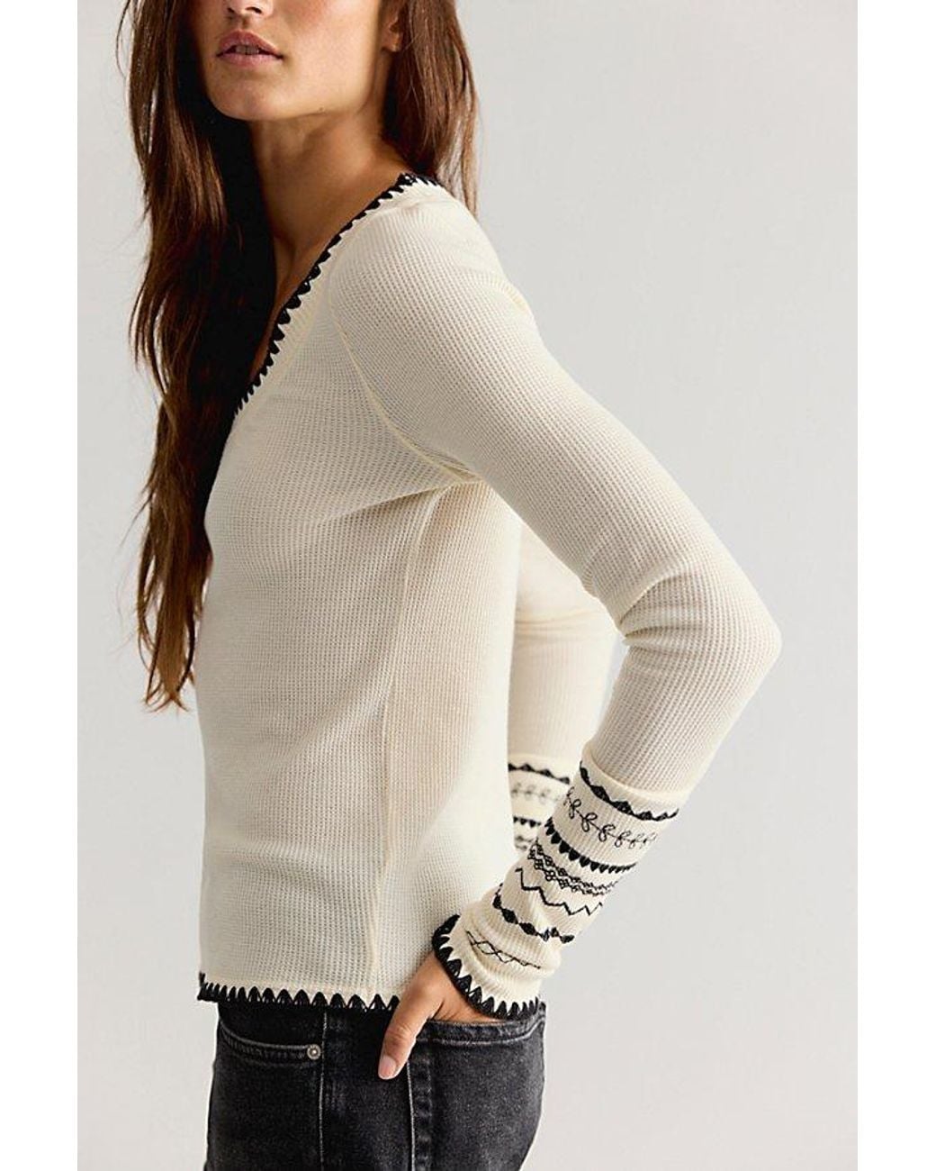 Free People Natural Aspen Thermal