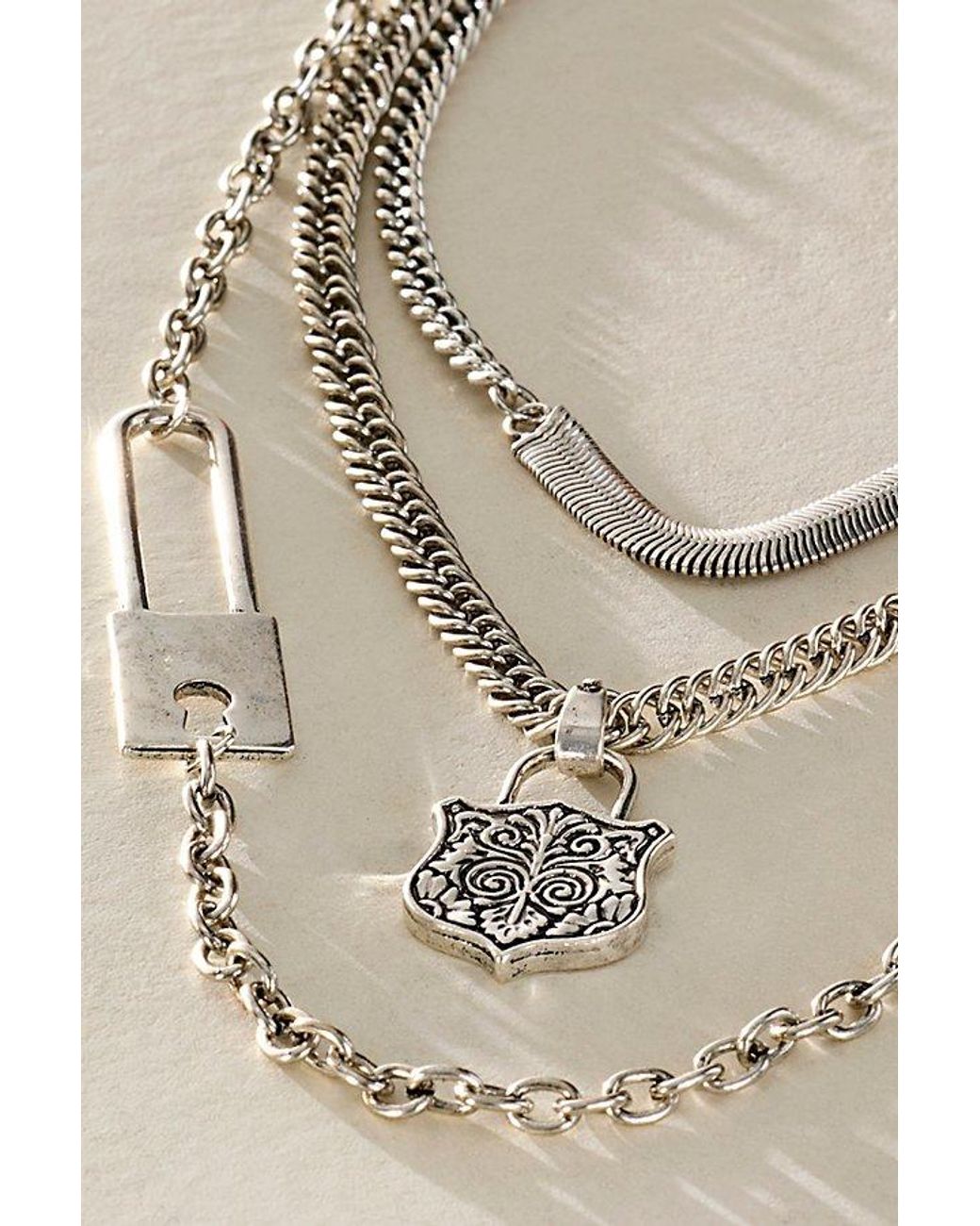 Free People Natural Last Call Layered Necklace