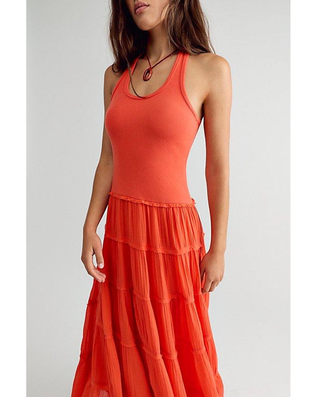 free-est Red Set Sail Maxi Dress By