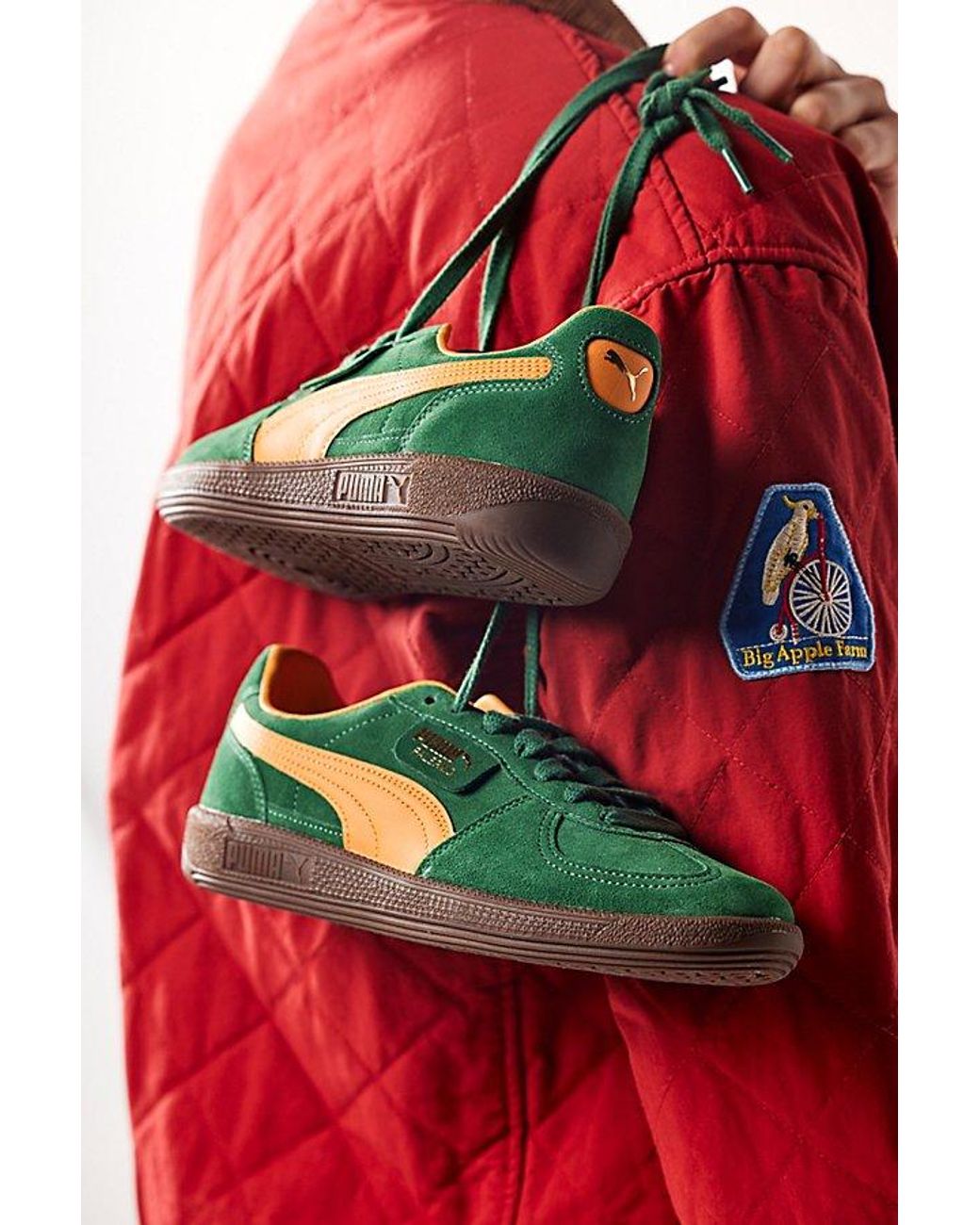 PUMA Palermo Sneakers At Free People In Vine clemenine Size Us 6.5 M in Red Lyst UK