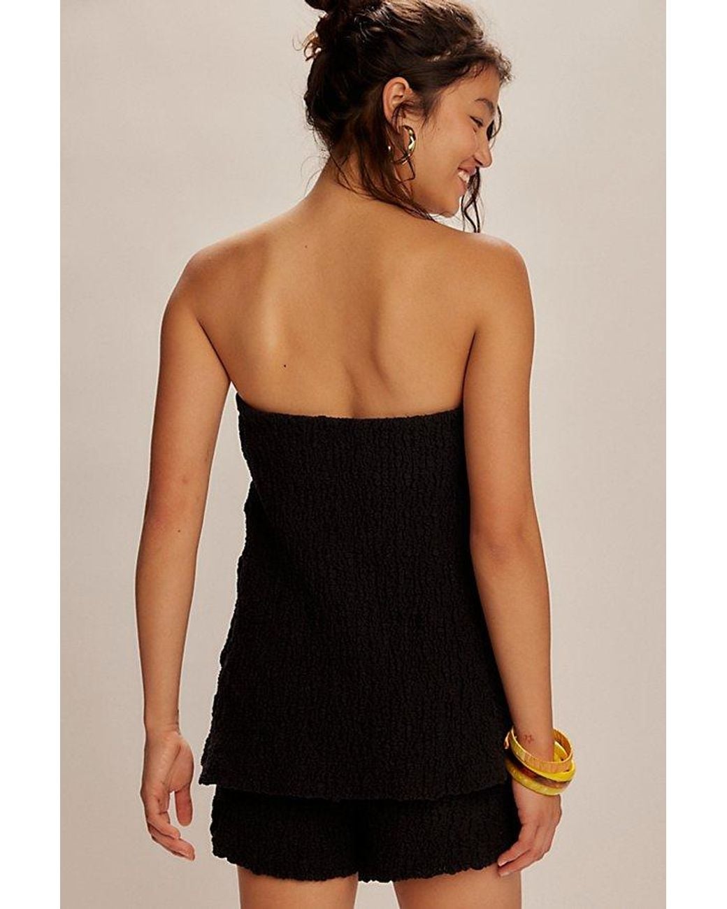 free-est Black Evelyn Romper By