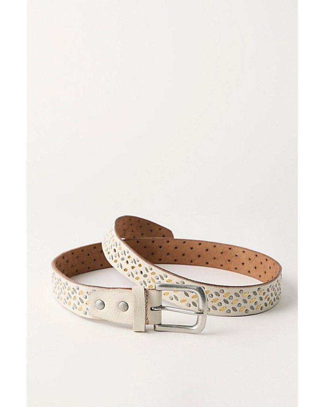 Free People Natural Brie Stud Belt