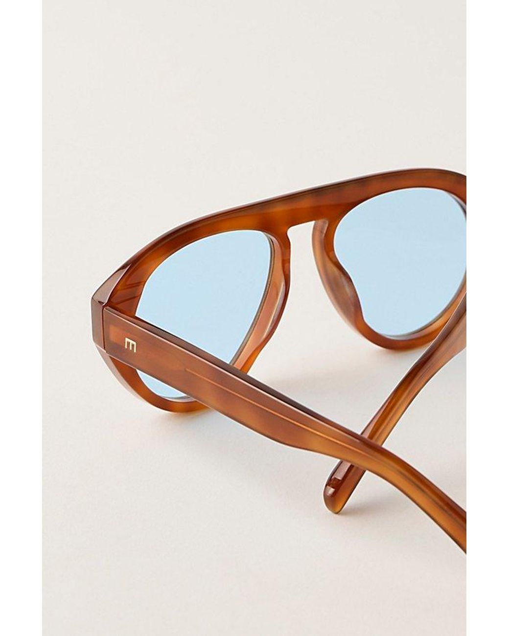 Elisa Johnson Multicolor Val Aviator Sunglasses