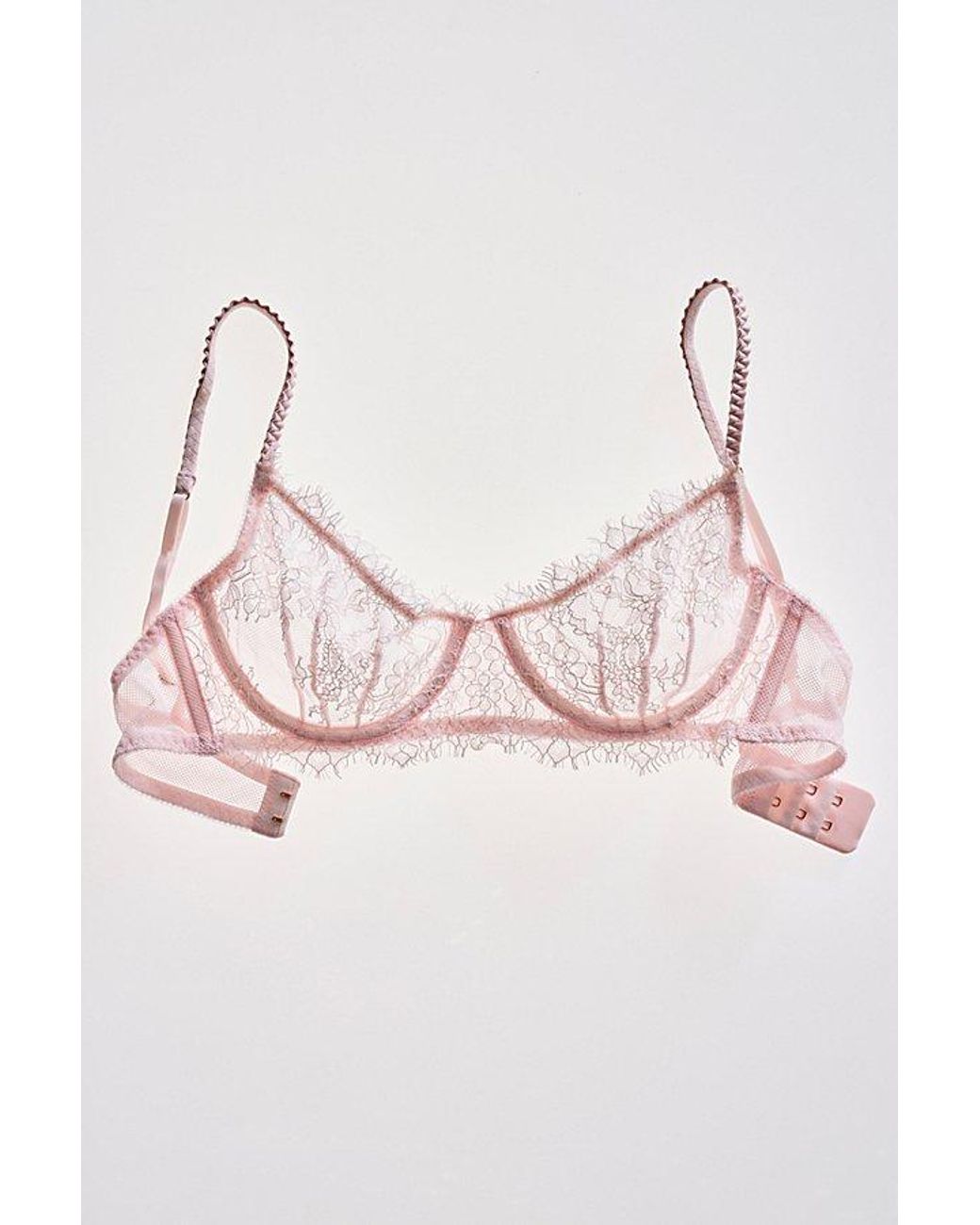 Intimately By Free People Brown Lacebound Demi Underwire Bra By