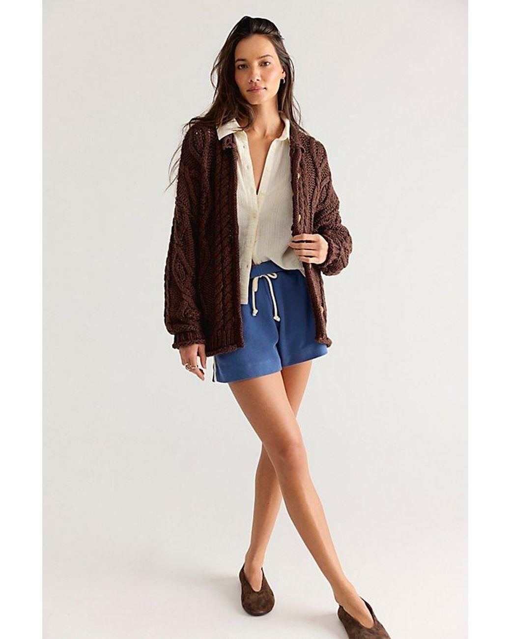 Free People Multicolor Opal Rollneck Knit Cardi