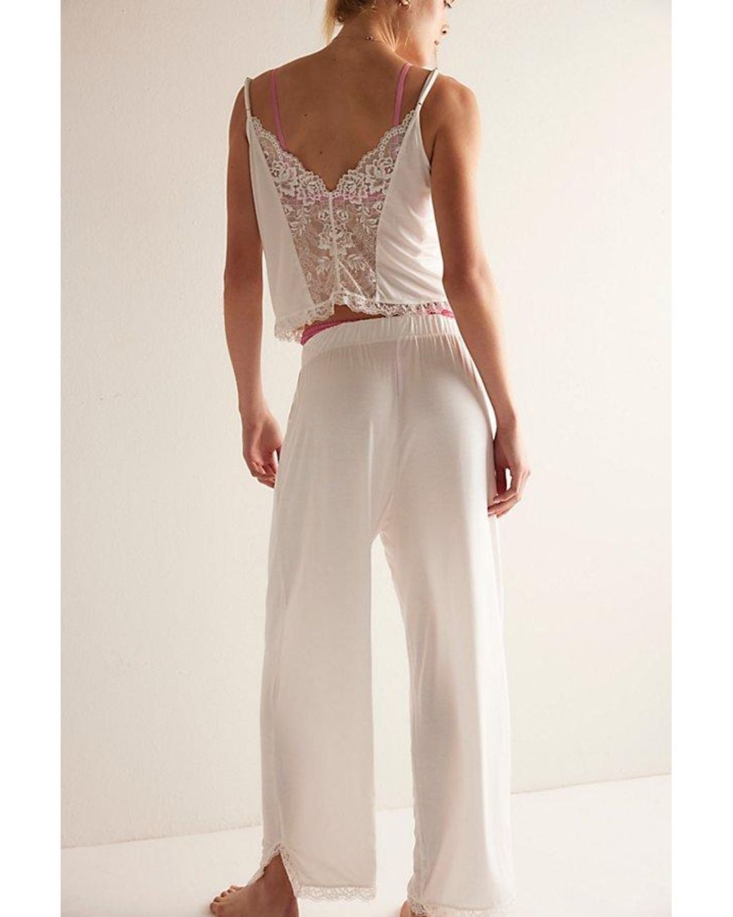 Free People Sleepless Summer Pant Set in Brown | Lyst