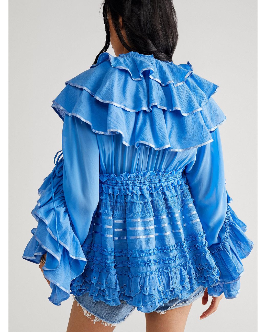 fillyboo lotus mini dress Free People Fillyboo Lotus Mini Dress in Blue