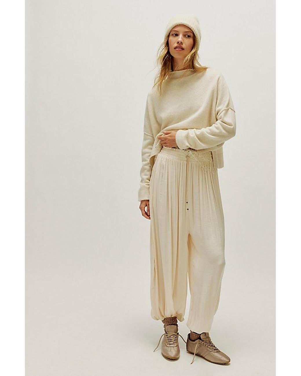 Free People Brown Ambrose Cashmere Turtleneck Sweater