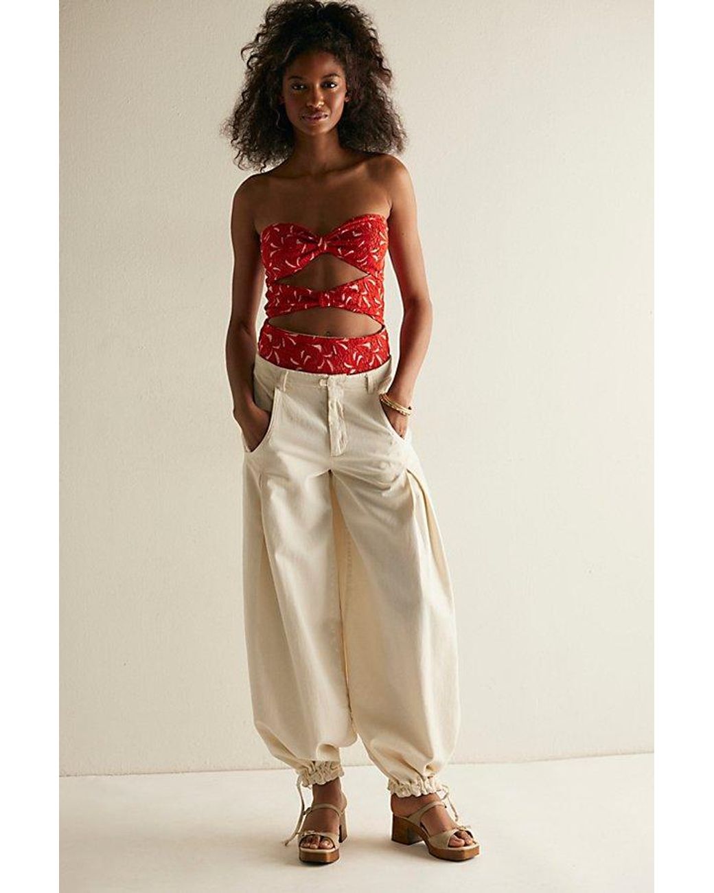 Nightcap Red Bowtie Lace Bodysuit