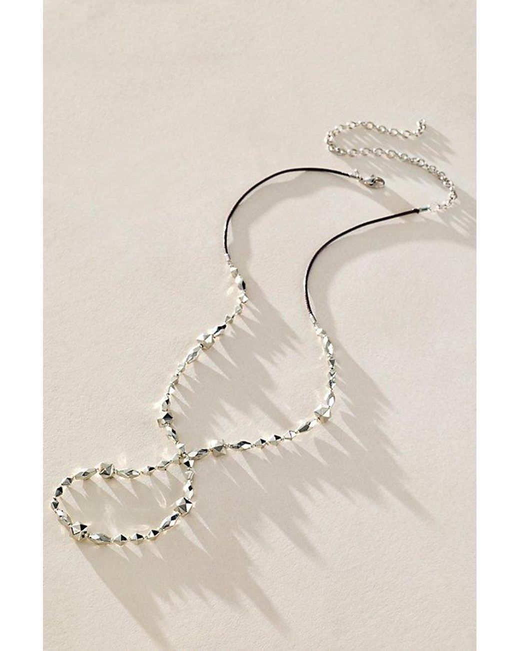 Free People silver Chasing You Belly Chain RADIMA coins and metal tassels silver waist chain for belly  main image 4