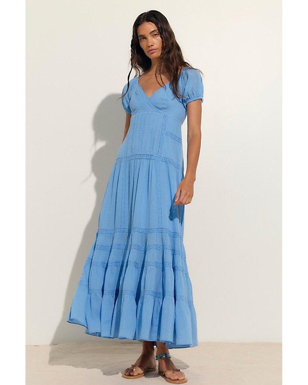 free-est Blue Aura Maxi Dress By