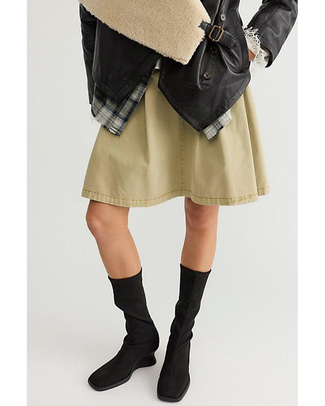 Camper Black Louise Wedge Street Boots