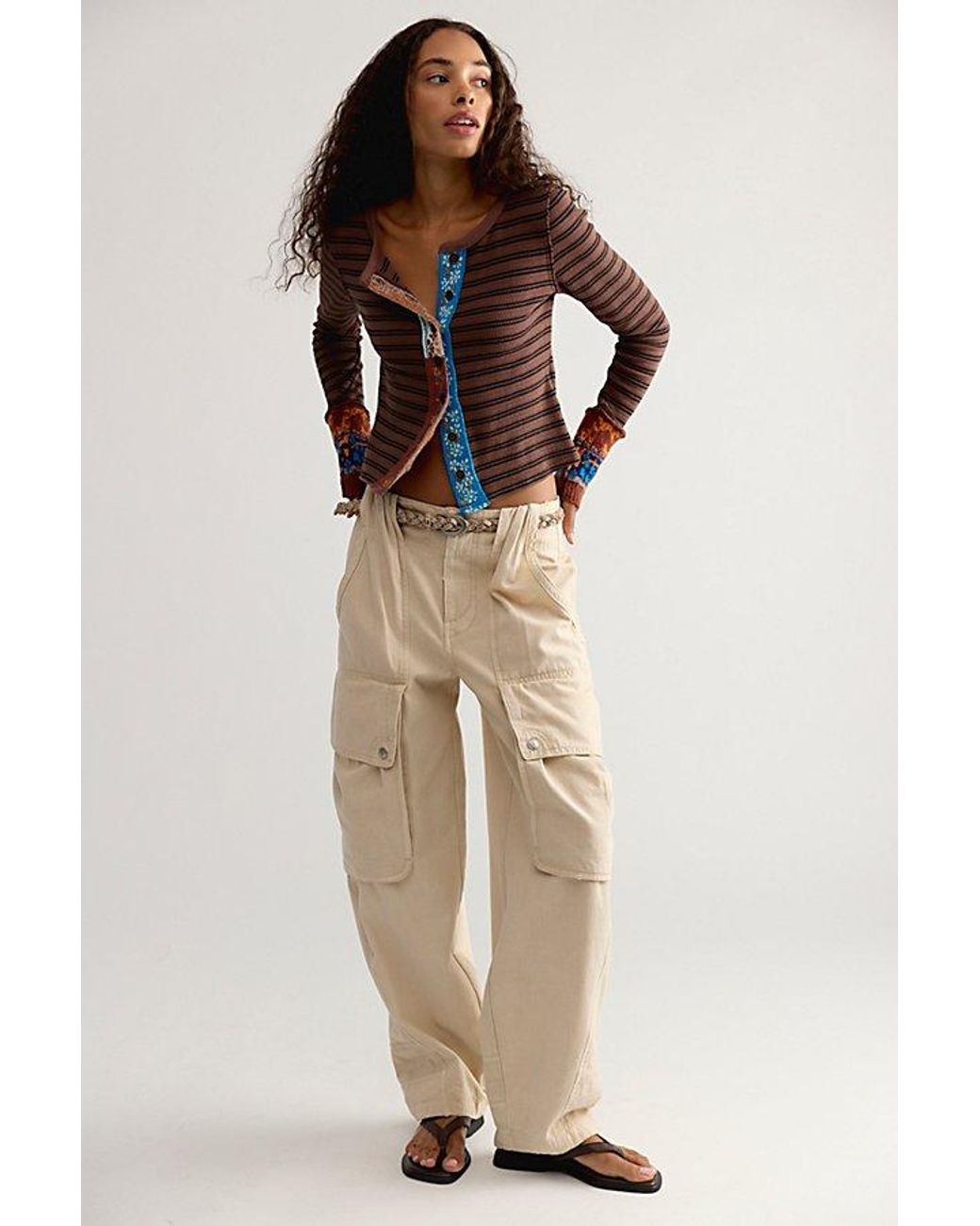 Free People Brown We The Free Noa Cardi