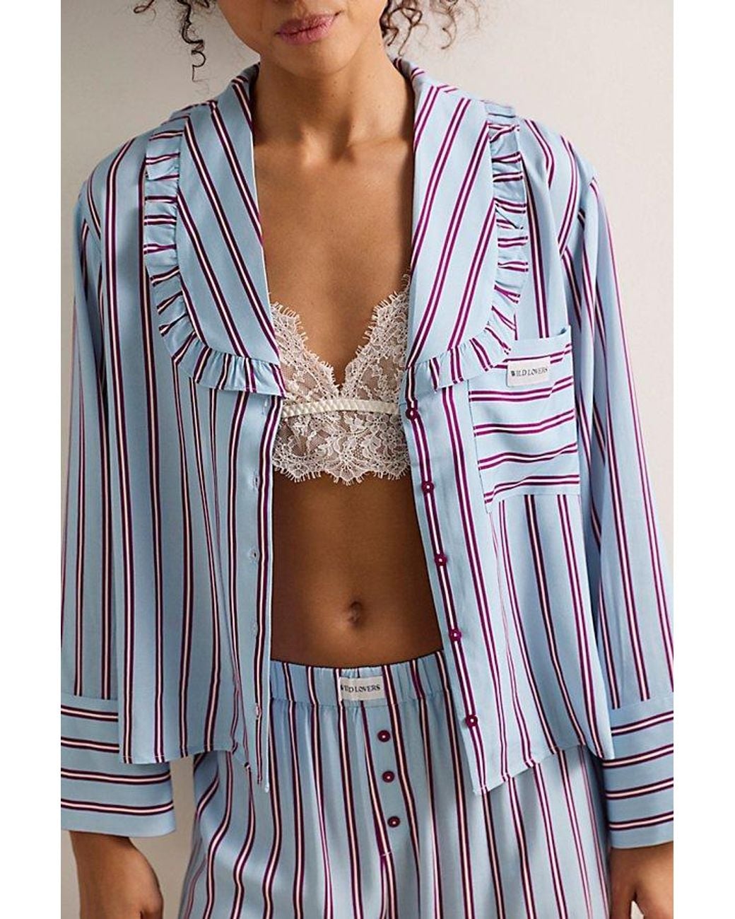 Wild Lovers Gray Elina Pajama Set