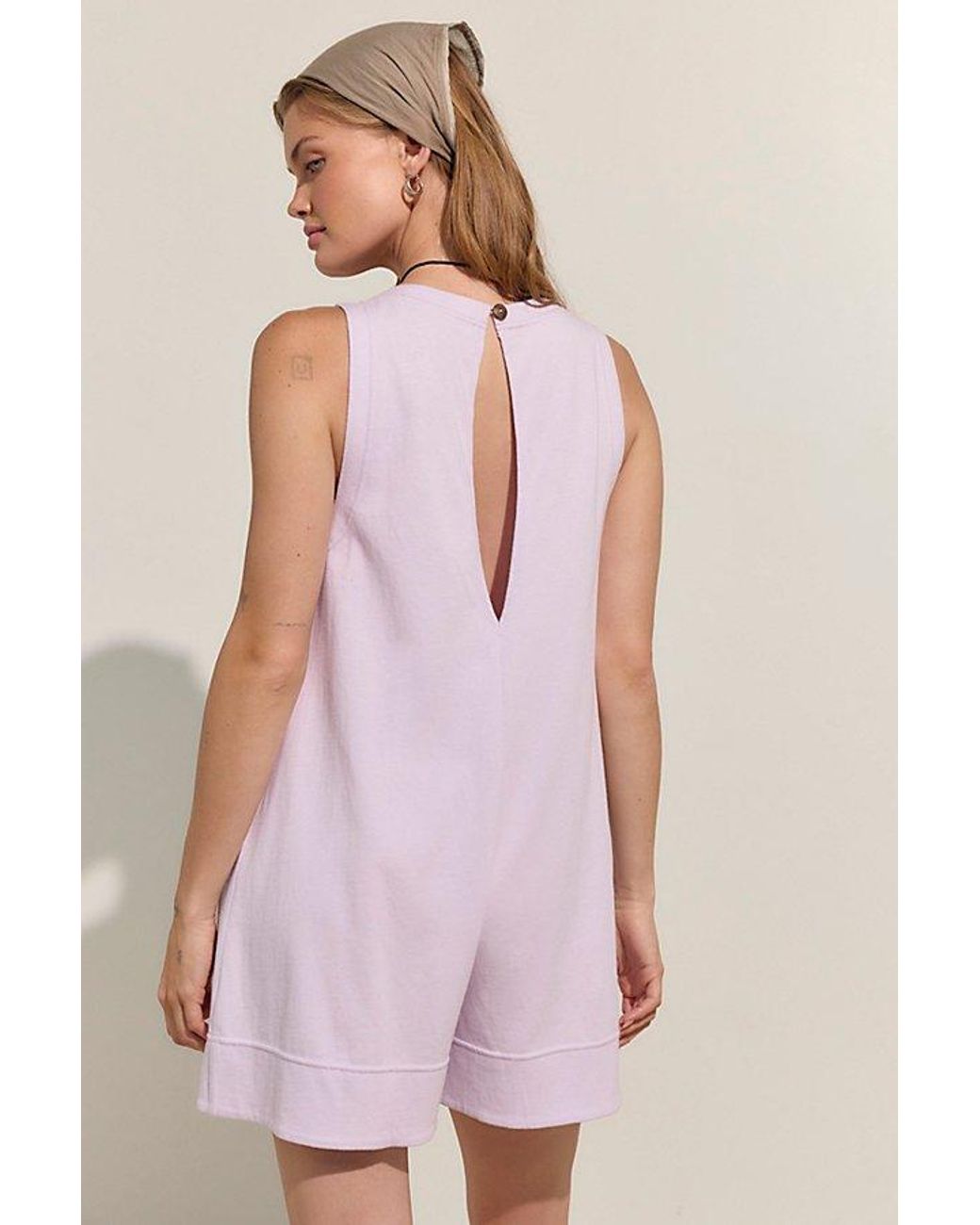 free-est Pink Elliot Playsuit By