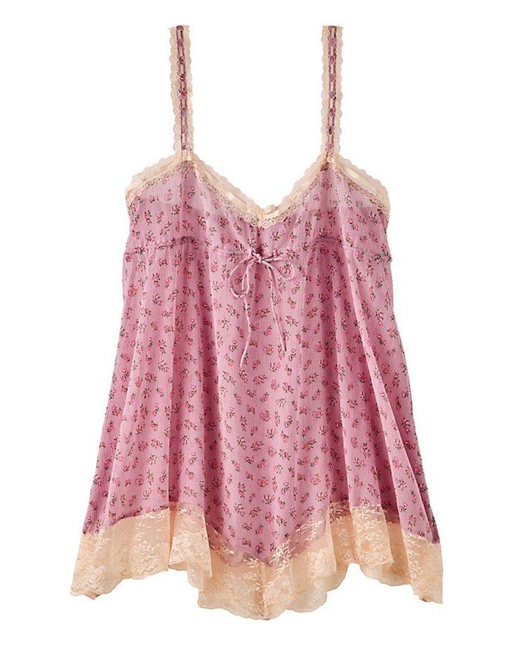 Intimately By Free People Brown Cala Luna Mini Slip Dress By