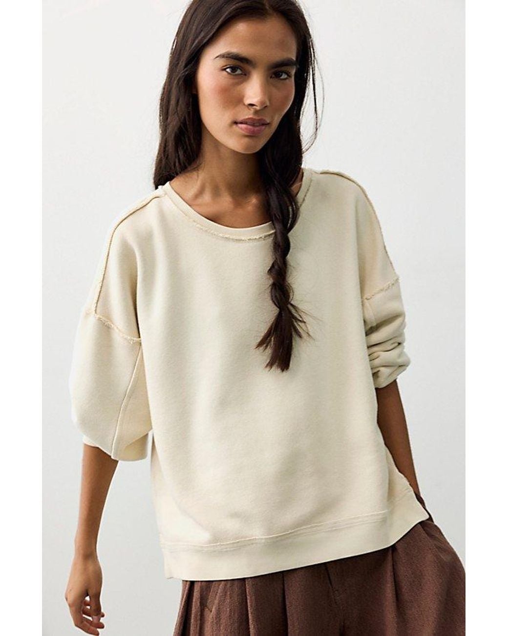 Free People Multicolor Faded Memory Long Sleeve Pullover