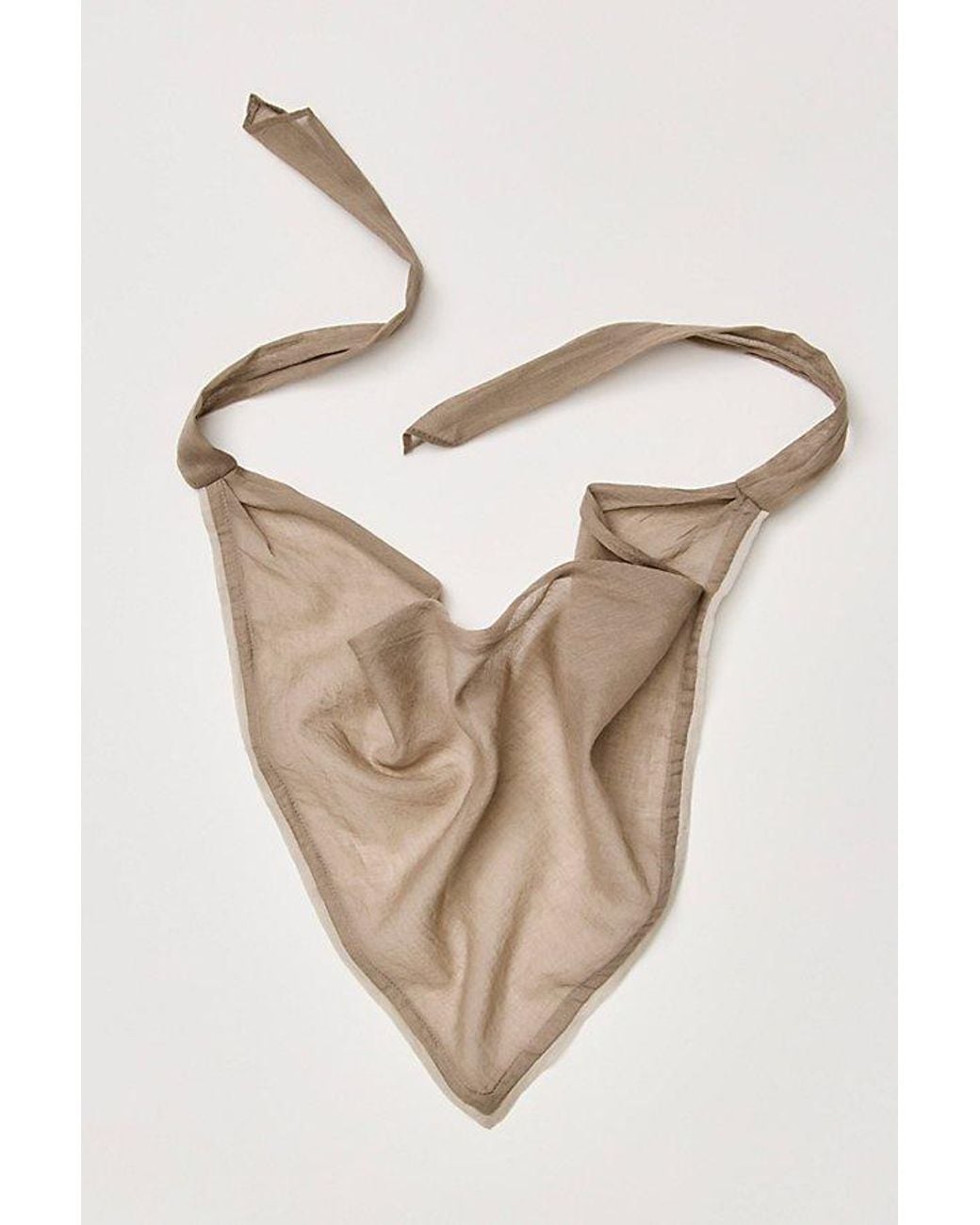 Free People Natural Graceland Solid Sheer Hair Scarf