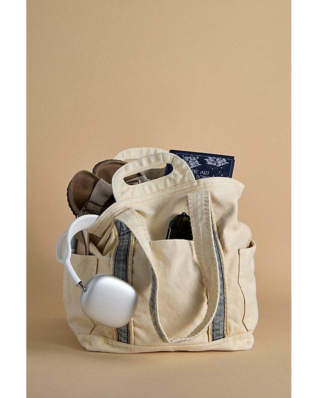 Free People Natural Cordes Canvas Tote