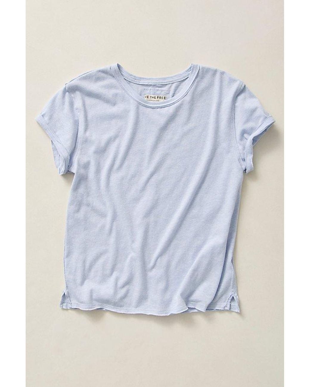 Free People White Nova Tee