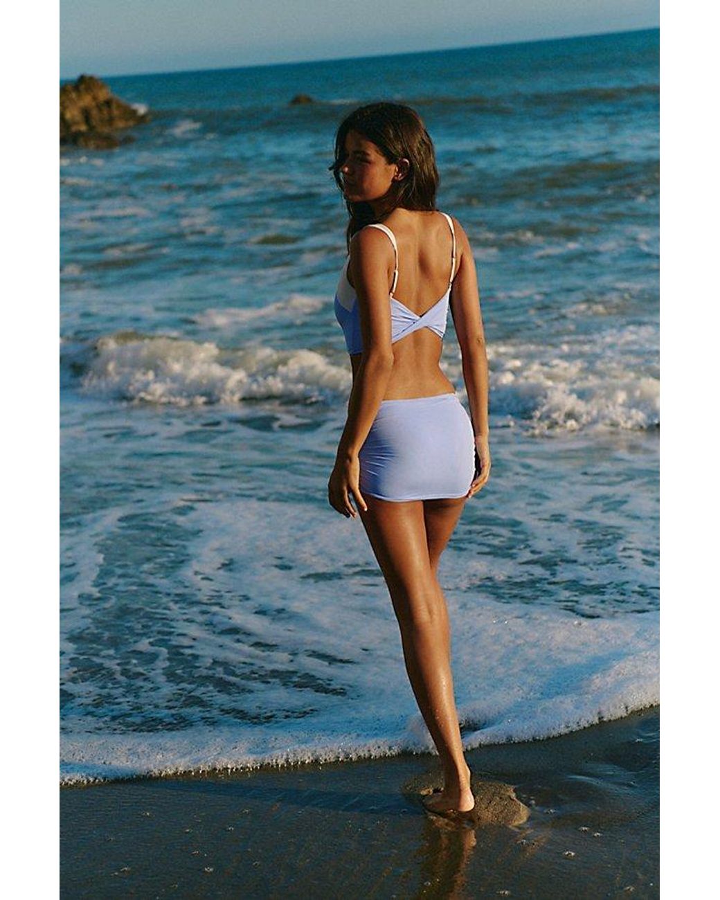 KYA SWIM Blue Mila Bikini Top