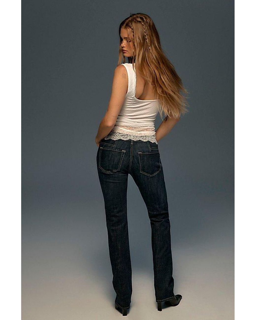 Free People Multicolor Sloane Stacked Skinny Jeans