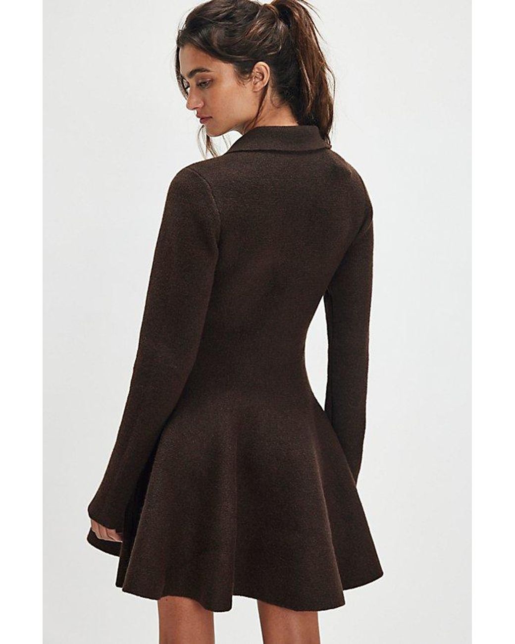 Bardot Lexter Volume Knit Mini Dress in Black | Lyst Bardot Lexter Volume Knit Mini Dress in Black | Lyst