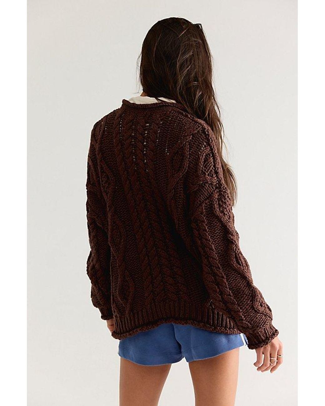 Free People Multicolor Opal Rollneck Knit Cardi