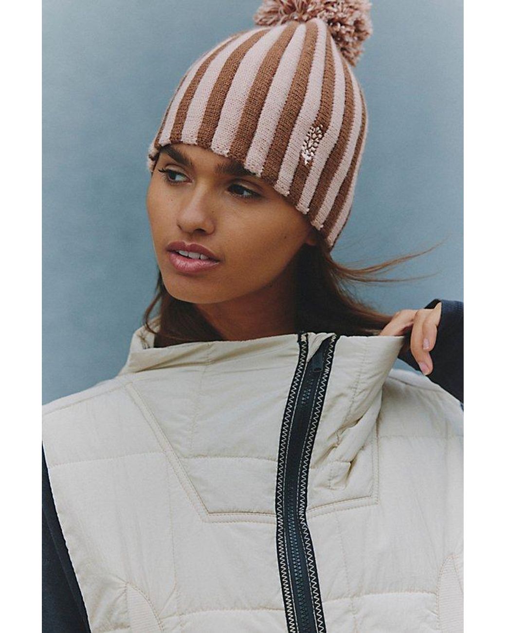 Fp Movement On The Move Packable Puffer Vest in Natural | Lyst