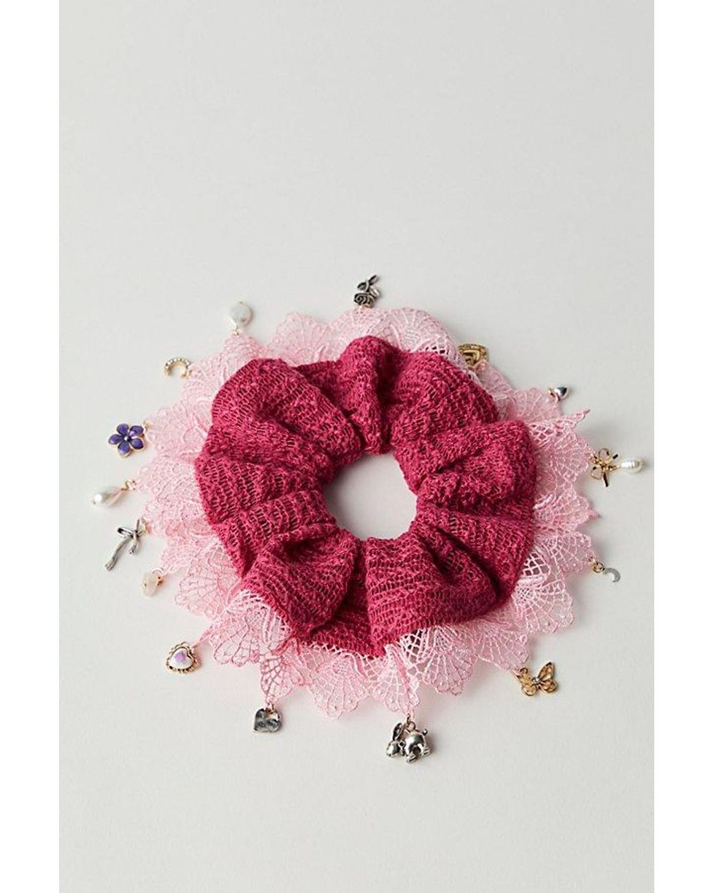 Free People Multicolor Esmerelda Pony Locket Scrunchie