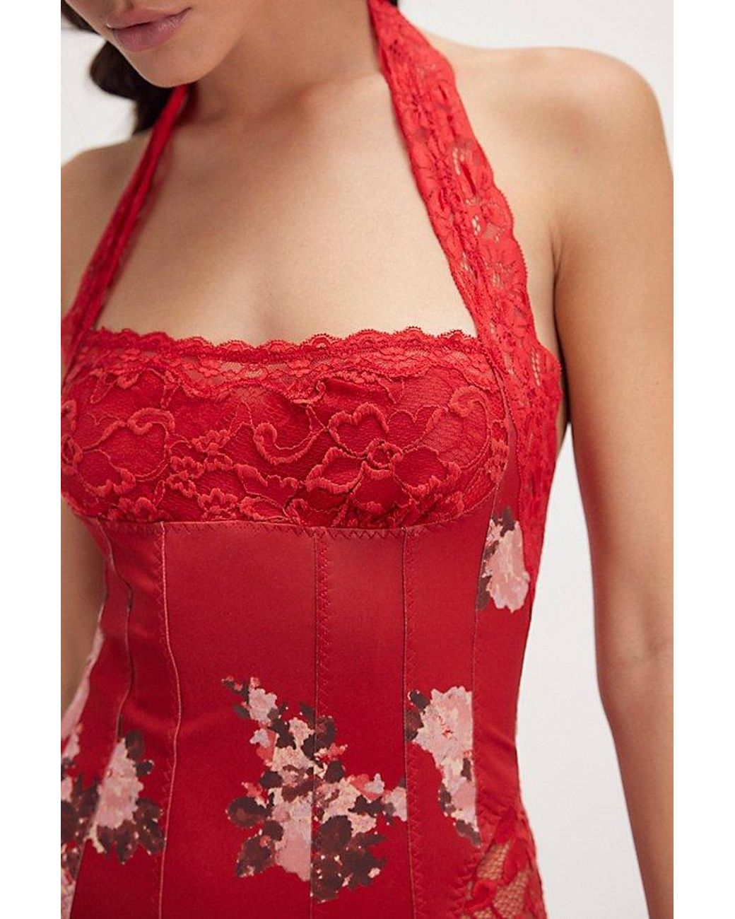 Intimately By Free People Love You Most Printed Maxi Slip in Red | Lyst UK Intimately By Free People Love You Most Printed Maxi Slip in Red | Lyst UK