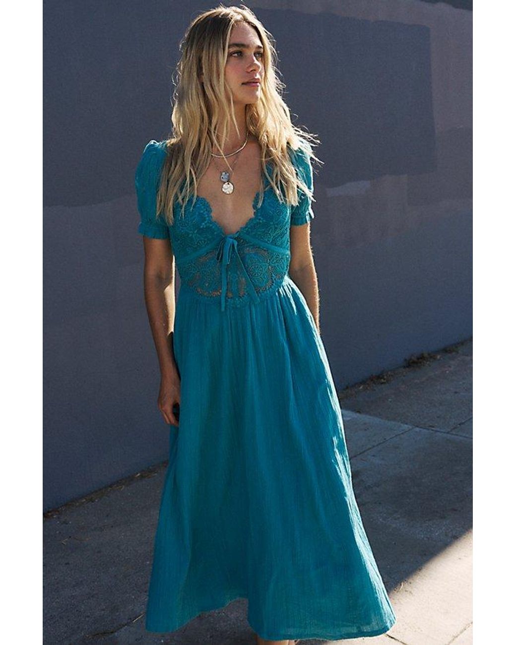 hooded lace up faux fur panel marled asymmetrical dress Stone Aspen Hour Faux Fur Dress main image 1