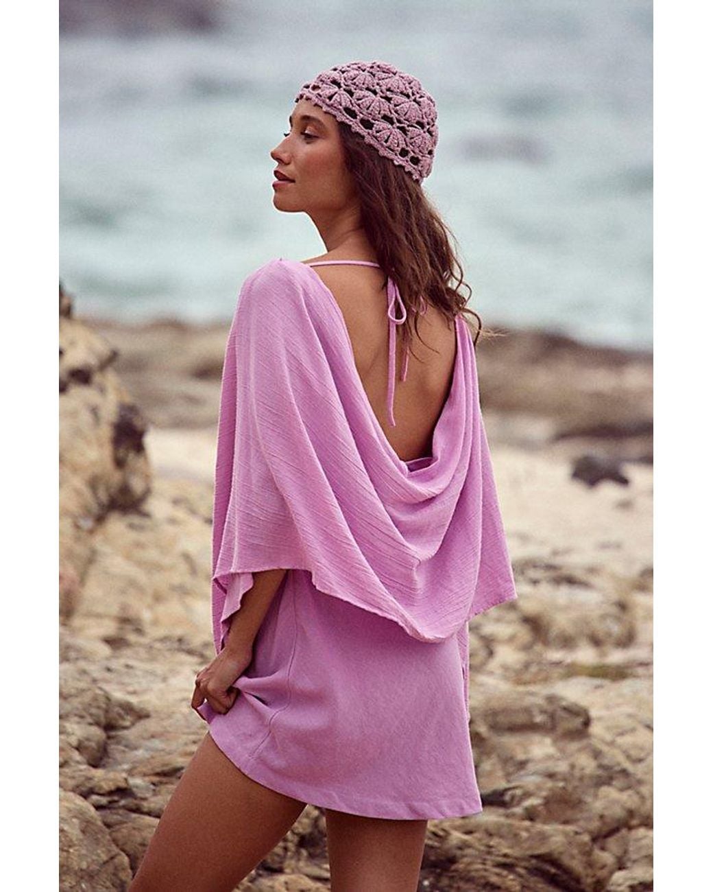 free-est Pink Dara Mini Dress By