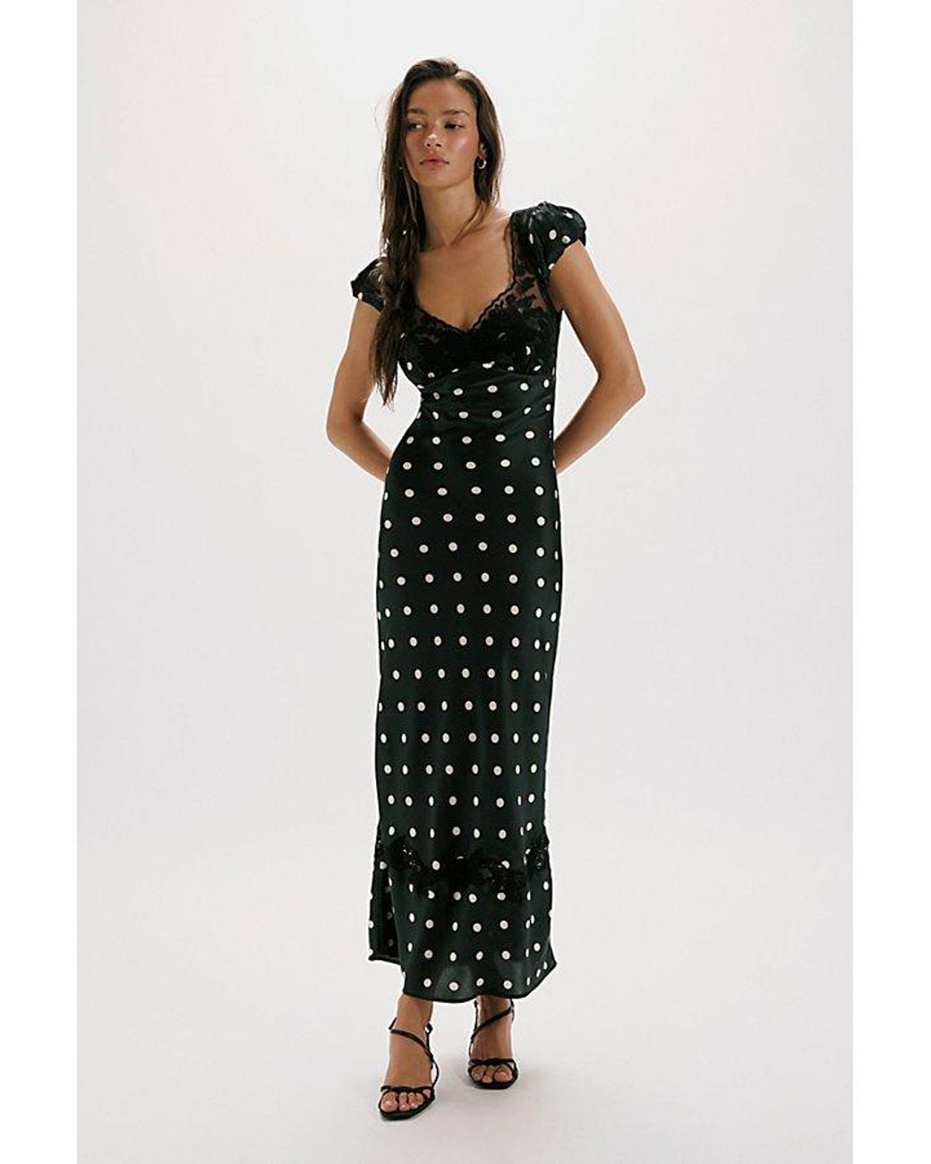 Free People Butterfly Babe Maxi Dress At In Night Sky Combo, Size: Xs in  Black | Lyst