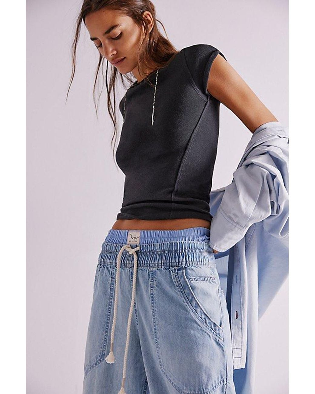 Free People Blue Billie Tee