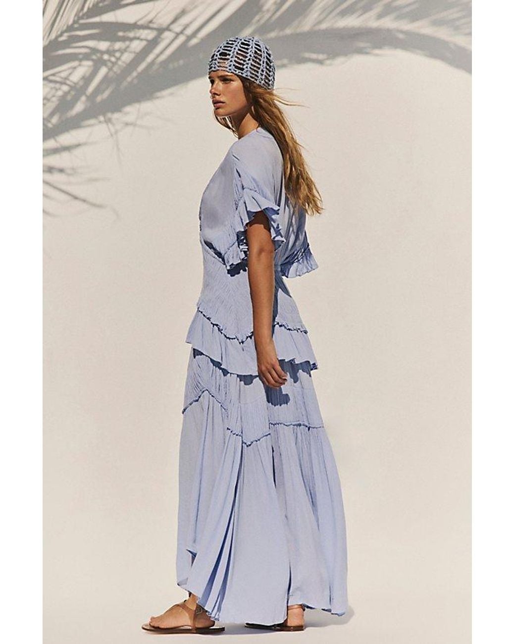 free-est Blue Camilla Maxi Dress By