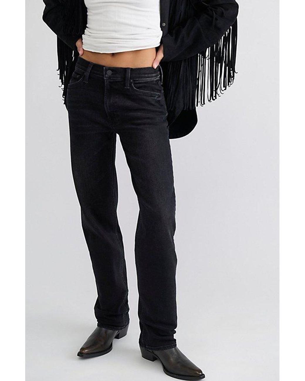 Mother Black The Newbie Skimp Jeans