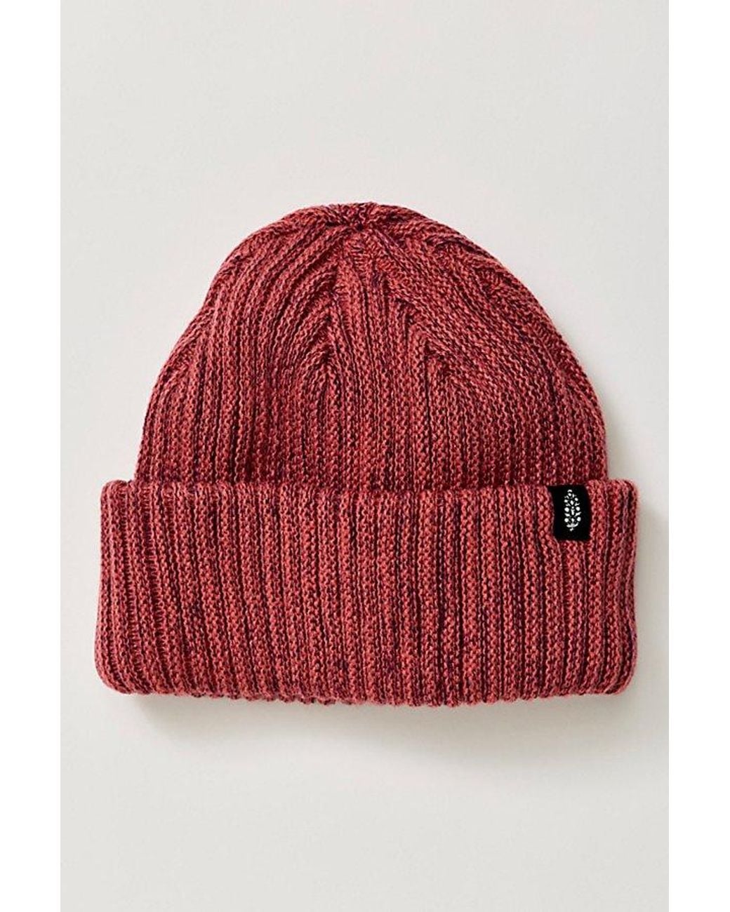 Fp Movement Red Sonic Space Dye Cuffed Beanie