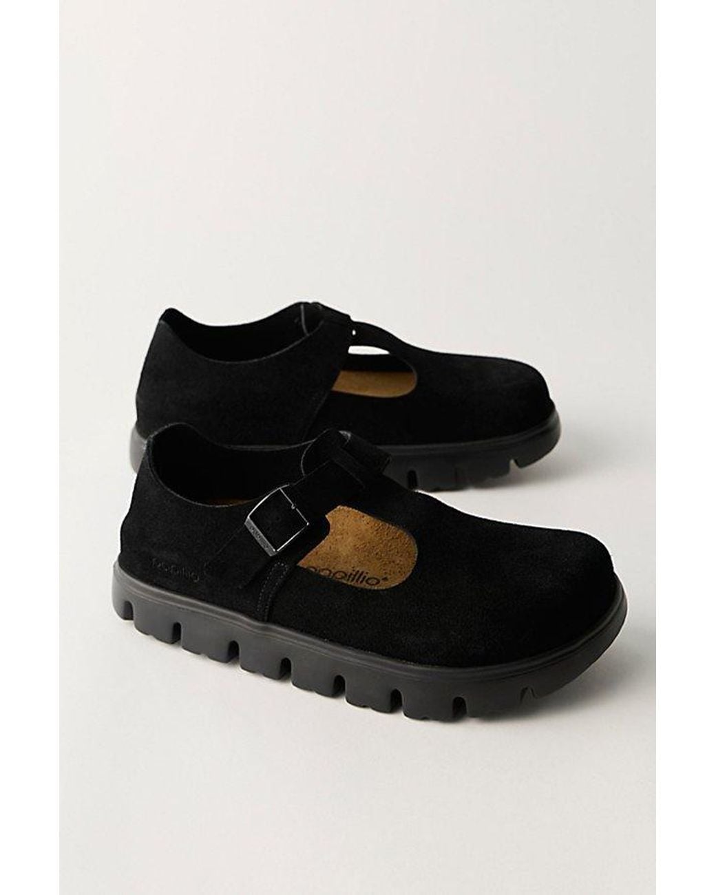 Birkenstock Black Paris Chunky Mary Janes