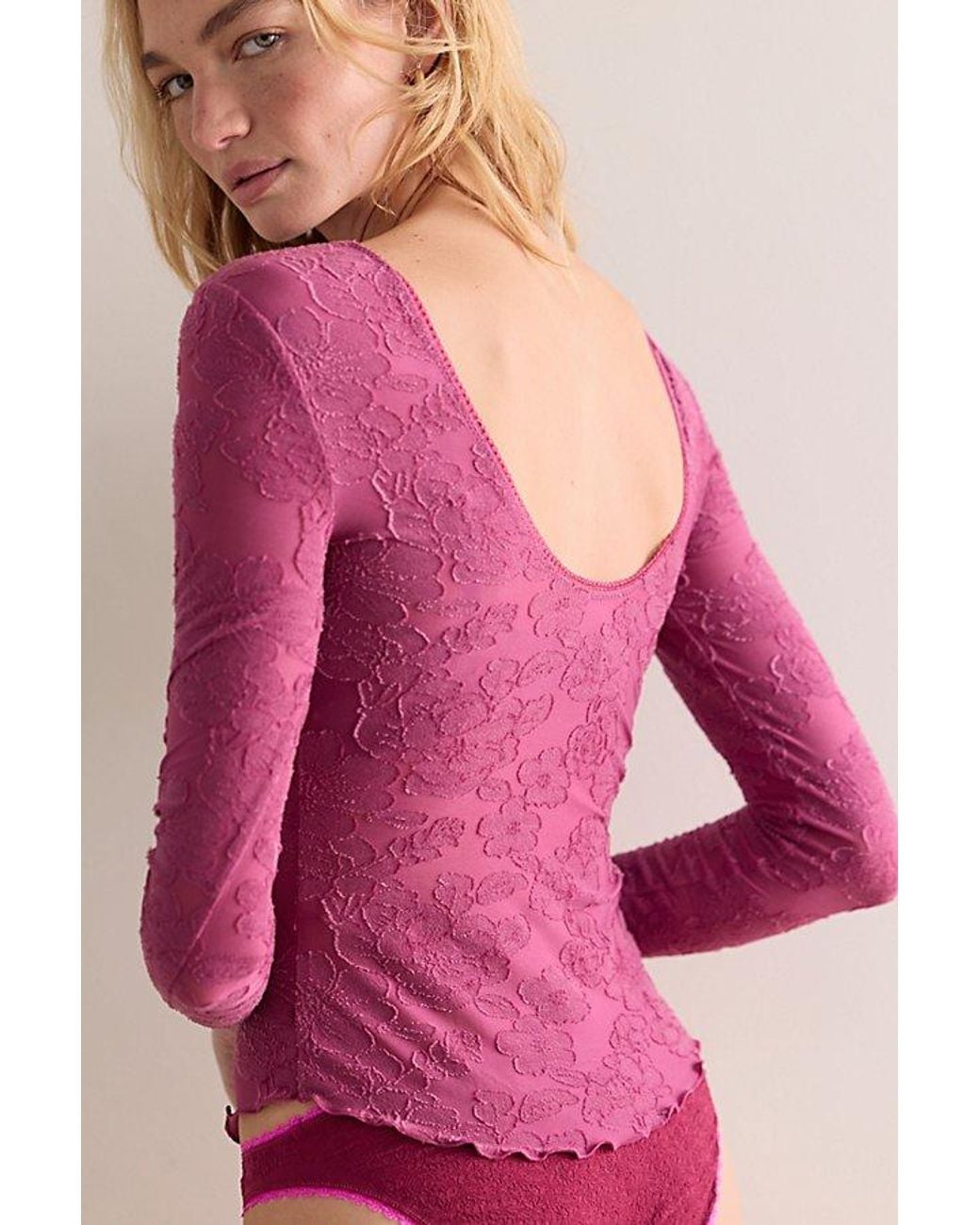 Intimately By Free People Purple Night Shift Layering Top By