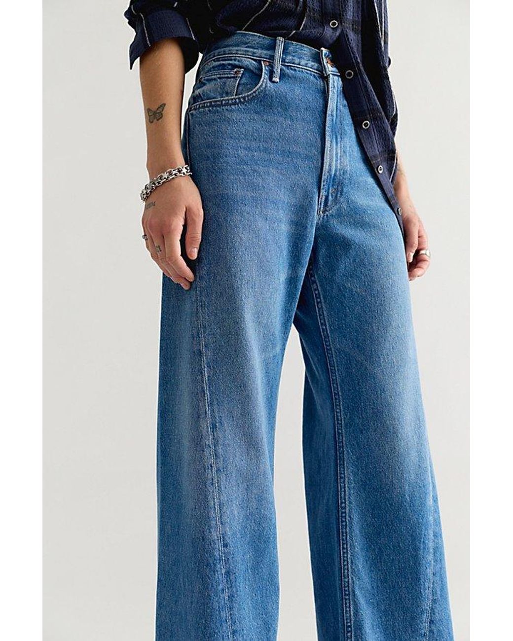 Mother Blue The Lemon Twist Jeans