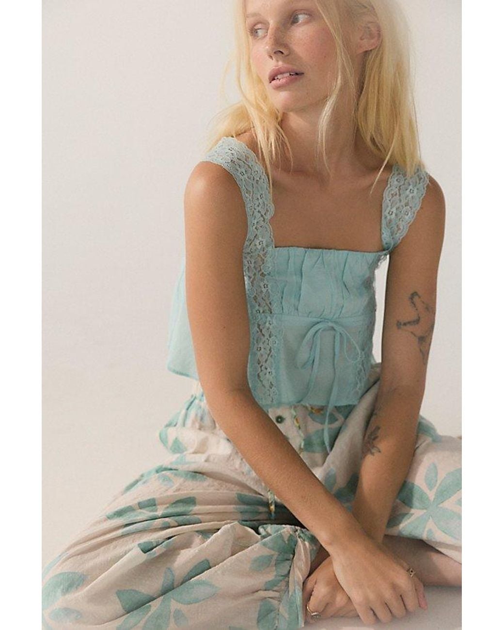 Intimately By Free People Multicolor Soft Launch Crop Top By