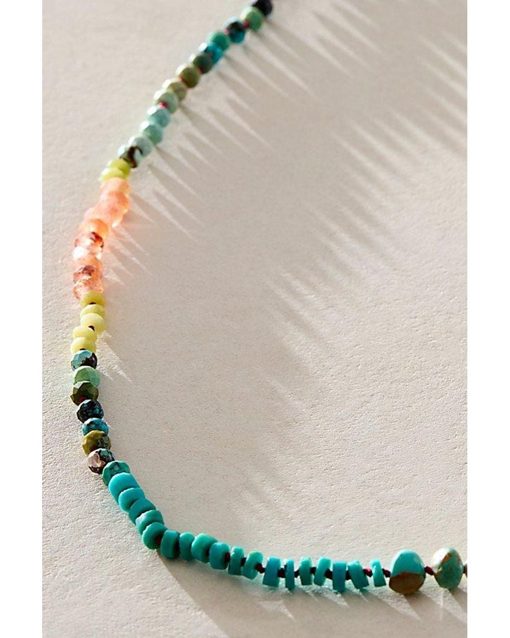 Meredith Waterstraat Brown Stone Necklace