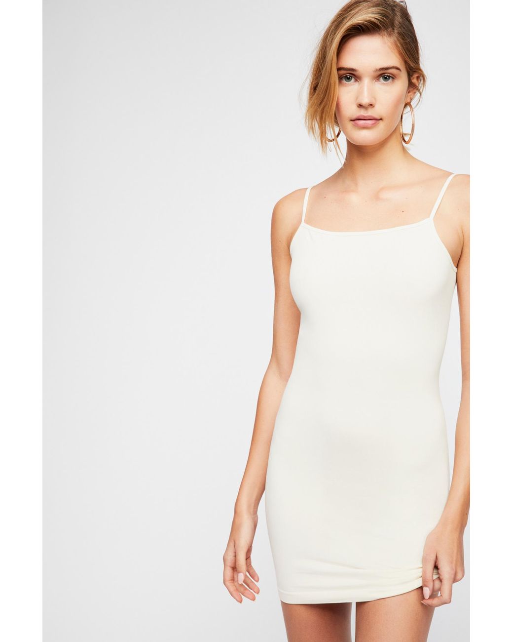 Free People Seamless Mini Slip Ivory