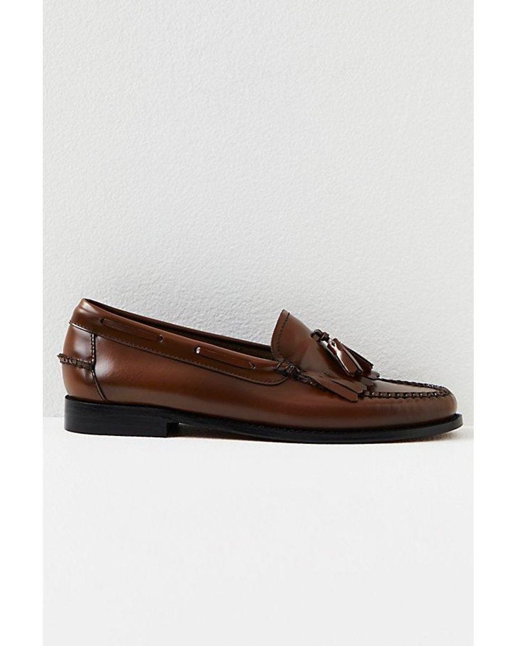 G.H.BASS Brown G. H. Bass Esther Kiltie Tassel Loafers