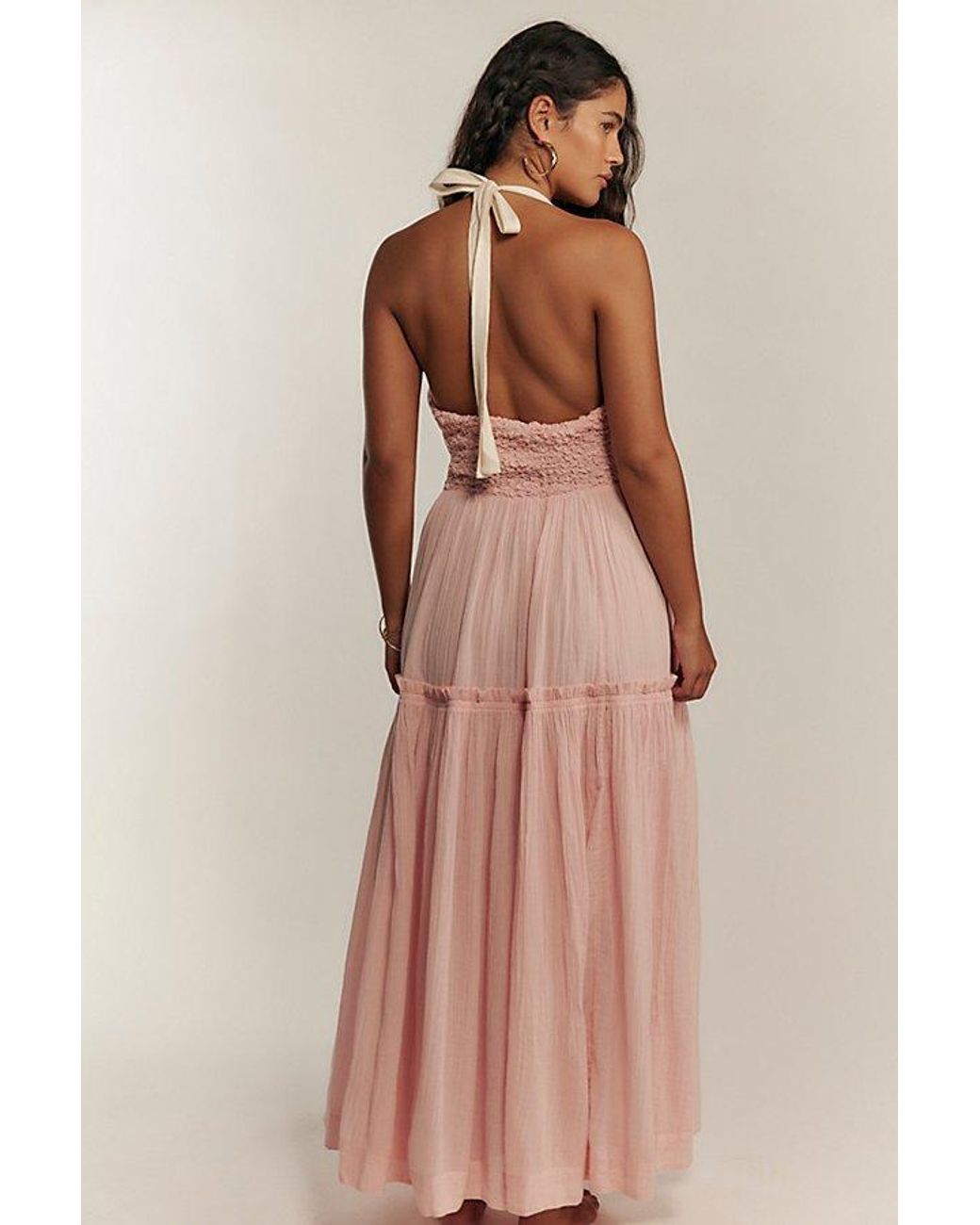 free-est Brown A Masterpiece Maxi Dress By