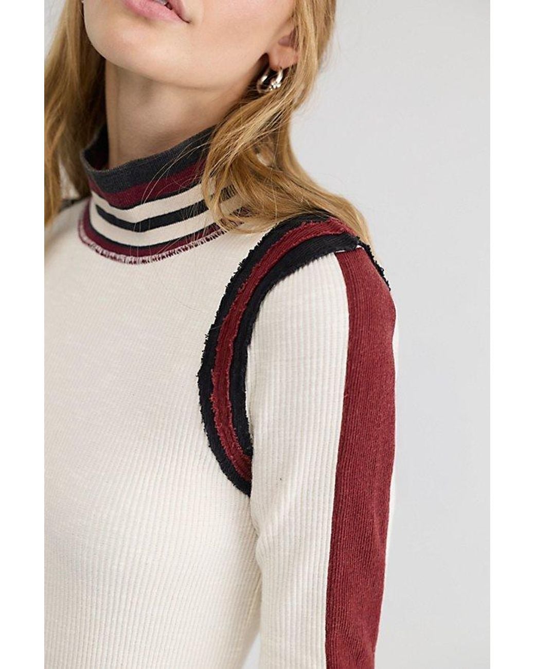 Free People Black We The Free Alpine Layering Top