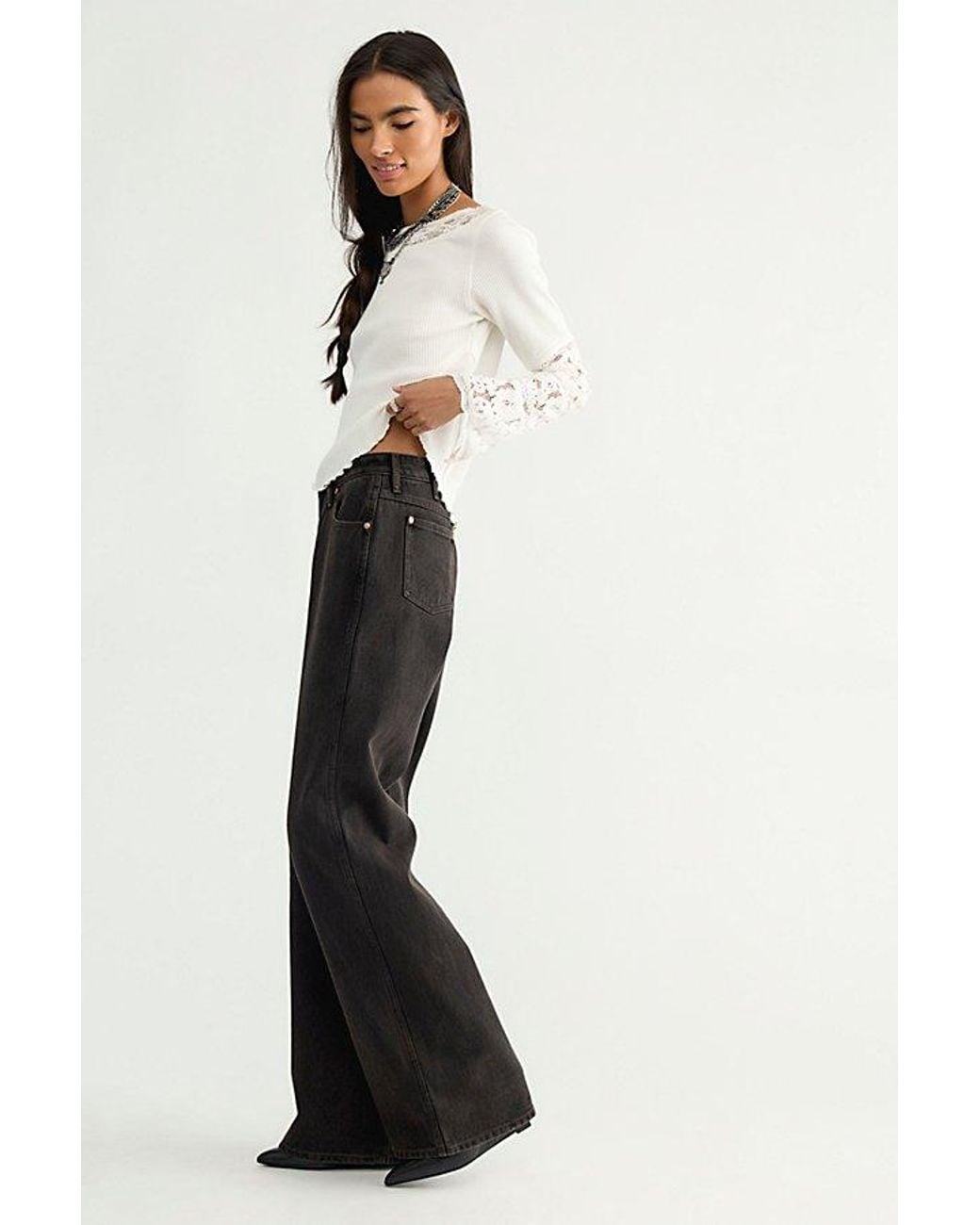 Wrangler White Joey Baggy Jeans