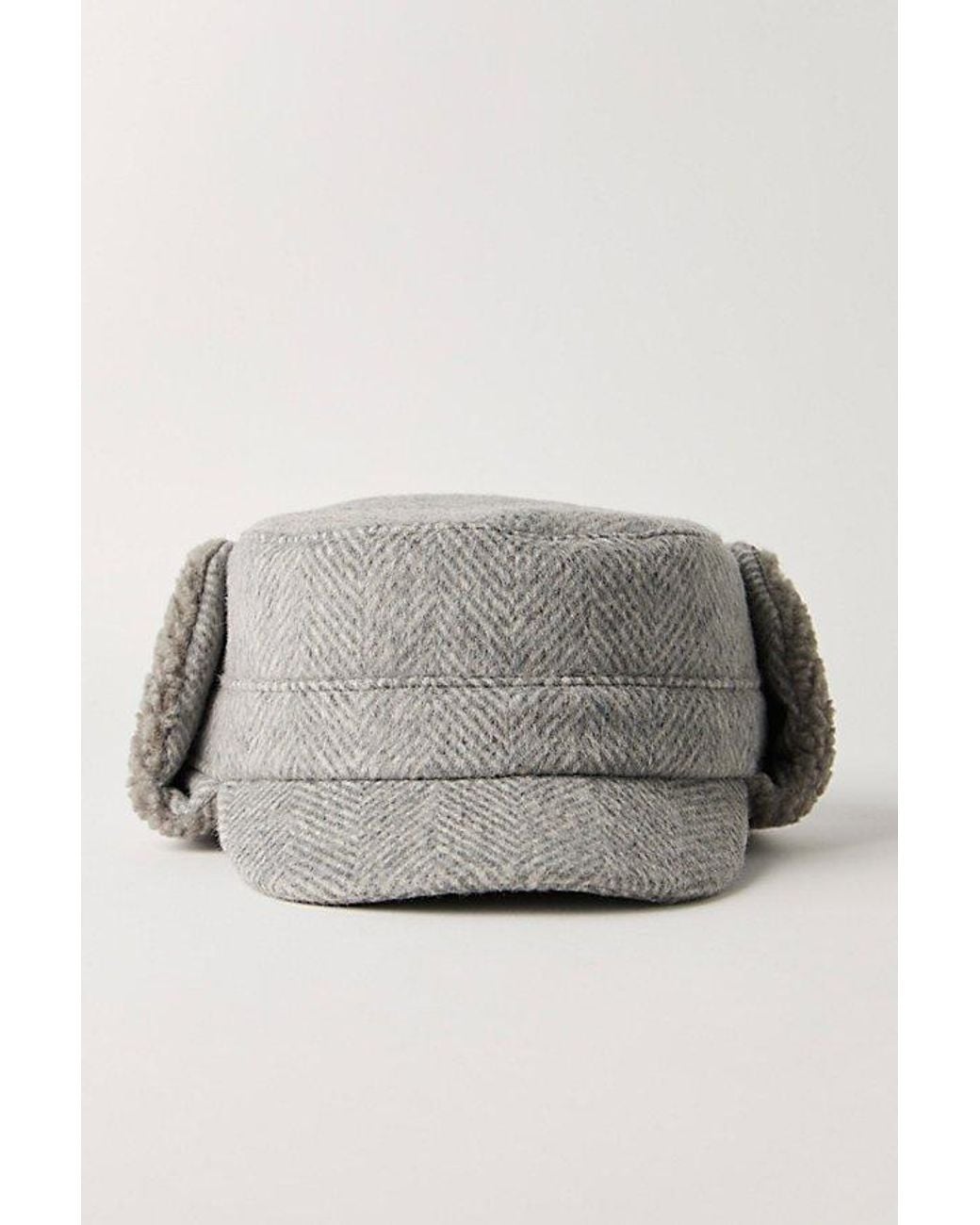 Free People Black Cozy Convertible Cadet Hat